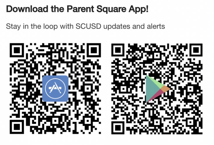 Scan to download Parent Square